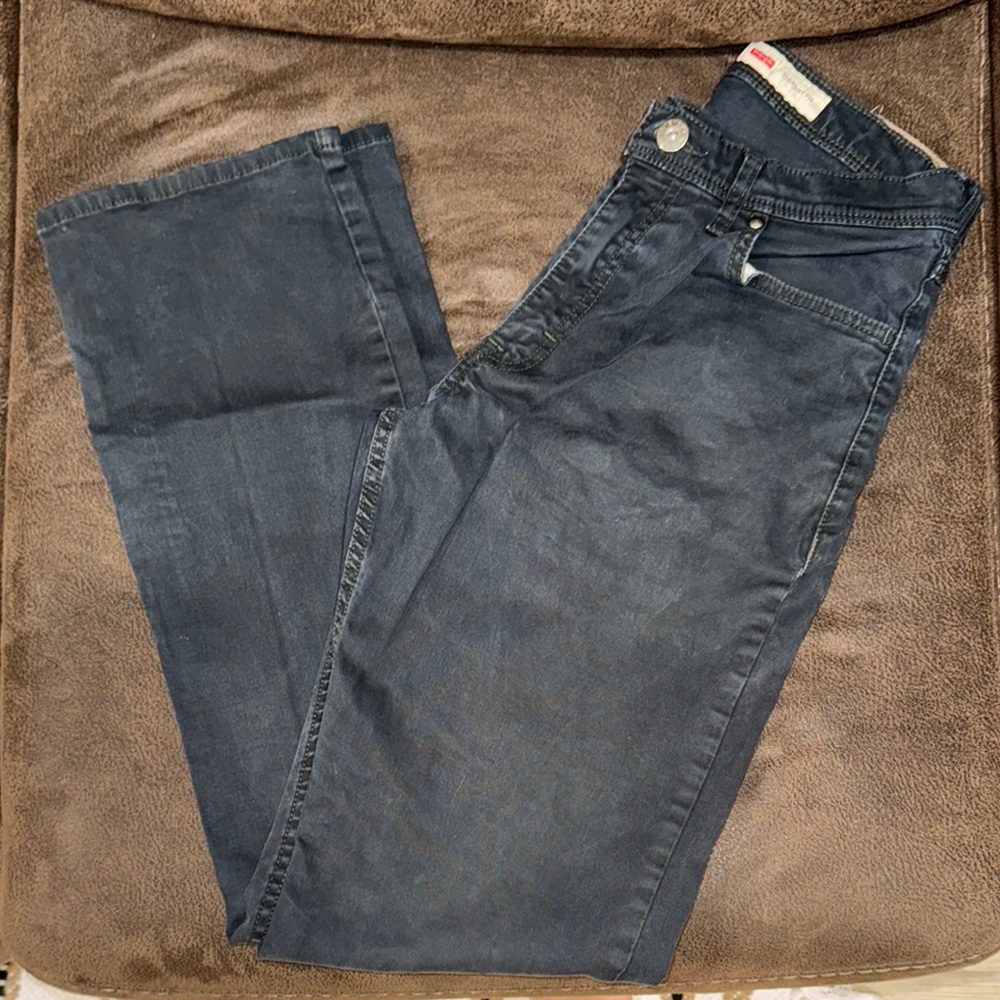 Wrangler Black Straight Jeans Classic Style